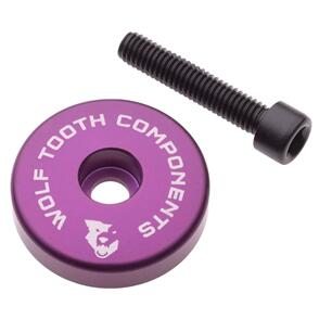WOLF TOOTH STEM CAP WITH 5MM SPACER - PURPLE