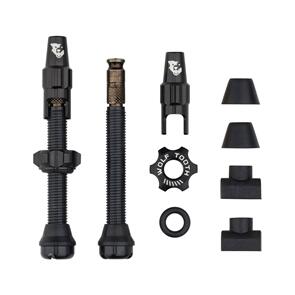 WOLF TOOTH TUBELESS VALVE STEM KIT FOR CLIK VALVE - 44MM BLACK
