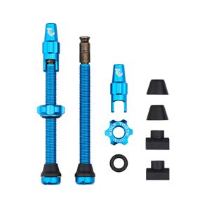 WOLF TOOTH TUBELESS VALVE STEM KIT FOR CLIK VALVE - 60MM BLUE
