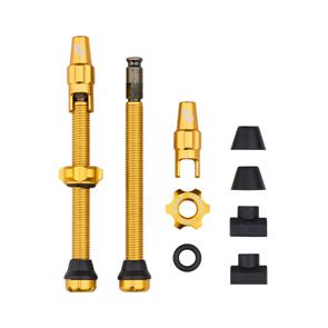 WOLF TOOTH TUBELESS VALVE STEM KIT FOR CLIK VALVE - 60MM GOLD