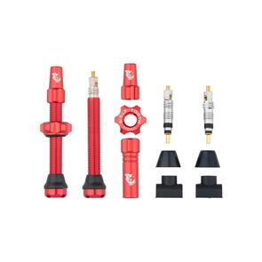 WOLF TOOTH TUBELESS VALVE STEM KIT - 44MM - RED