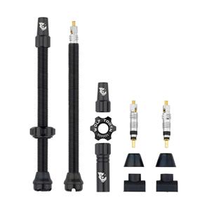 WOLF TOOTH TUBELESS VALVE STEMS 80MM BLACK