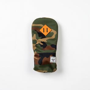 HERSCHEL SUPPLY CO HERITAGE HYBRID HEAD COVER WOODLAND CAMO