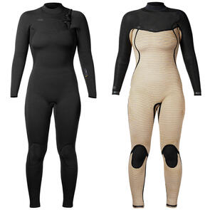 XCEL WETSUITS 2025 WOMENS COMP + 3/2MM CHESTZIP STEAMER BLACK