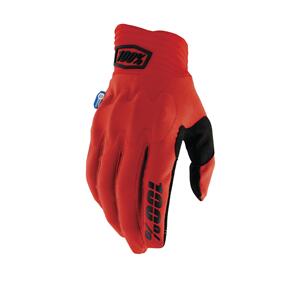 100% 2 COGNITO SMART SHOCK GLOVES RED 