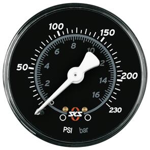 SKS PRESSURE GAUGE FOR RENKOMPRESSOR NXT 230PSI/16BAR 63MM