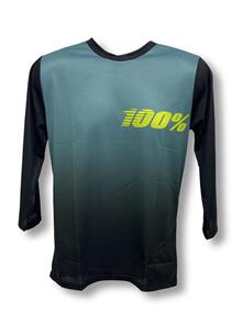 100% RIDECAMP 3/4 JERSEY TEAL/BLACK 