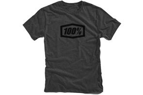 100% ICON T-SHIRT CHARCOAL/BLACK 