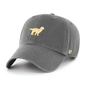 47 BRAND CLEAN UP PETS ICON GOLDEN RETRIEVER ADJUSTABLE STRAP CAP CHARCOAL