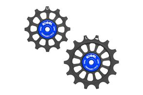 KOGEL FULL CERAMIC 12/14T OVERSIZED DERAILLEUR PULLEYS - SHIMANO R9100, R800/R8100 & R7000