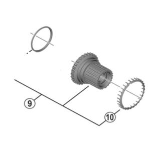 SHIMANO FH-M8110 FH-M8110B WH-M8120 FH-M8130 FH-M7110 FH-M7130 COMPLETE FREEWHEEL BODY