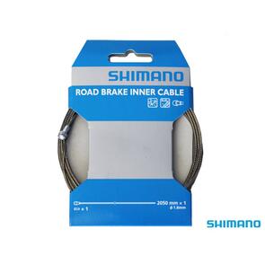 SHIMANO BRAKE CABLE - ROAD 1.6MMX2050MM STAINLESS