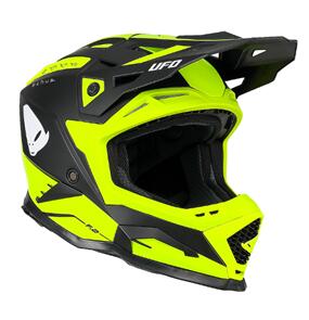 UFO ECHUS HELMET FIBER GLASS YELL HI-VIZ