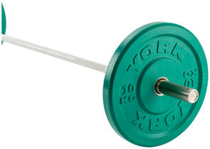 YORK 10KG BUMPER PLATE GREEN