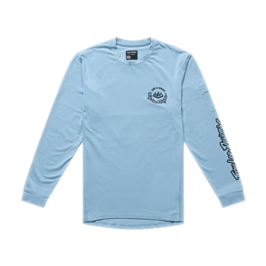 TROY LEE DESIGNS 2026 YOUTH RUCKUS RIDE LONG SLEEVE TEE CARBS DAWN BLUE
