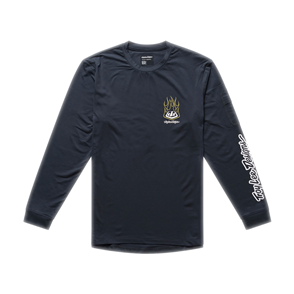 TROY LEE DESIGNS 2026 YOUTH RUCKUS RIDE LONG SLEEVE TEE PRESSED CARBON