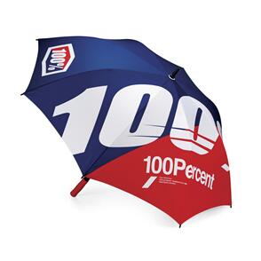 100% OFFICIAL UMBRELLA BLUE/RED