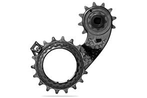 ABSOLUTE BLACK HOLLOWCAGE CERAMIC BEARING - CARBON  DERAILLEUR CAGE FOR SRAM AXS ROAD 12SP  BLACK