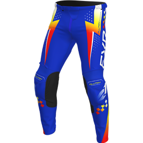 FXR YOUTH CLUTCH MX PANT ROYAL/YELLOW/RED 