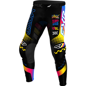 FXR YOUTH PODIUM MX PANT 26 - BLACK/BLUE/RAZZ 
