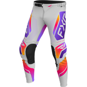 FXR YOUTH PODIUM MX PANT 26 - GREY/PURPLE/TANG 