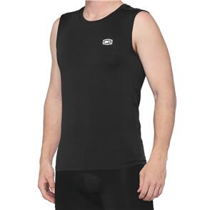 100% BASECAMP SLEEVELESS BASE LAYER BLACK