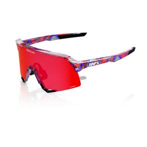 100 PERCENT BIKE S3 - FDJ GLOSS TRANSLUCENT RED/BLUE - HIPER FIRE RED MIRROR
