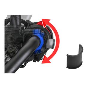 ZETA ZE409518 ZETA ROTATING BAR CLAMP CLUTCH TI-COLOR