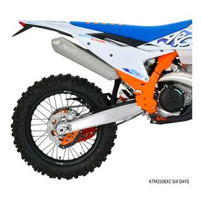 ZETA ZE525103 ZETA REAR BRAKE DISC GUARD ASSTD KTM HSQ GG MODELS - ORANGE