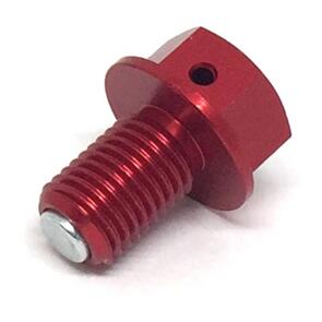 ZETA ZE581223 ZETA MAGNETIC DRAIN BOLT M10X15-P1.25 RED