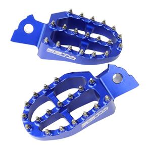 ZETA ZE931623 ZETA ALUMINUM FOOTPEGS YZF250-450 YZ125-250 BLUE