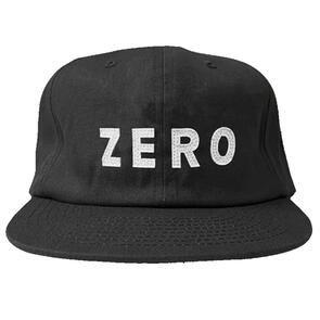 ZERO ARMY BLACK APPLIQUE CAP