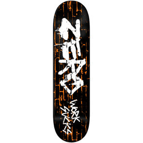 ZERO WORK SUCKS REISSUE BLACK/WHITE/ORANGE 8.5
