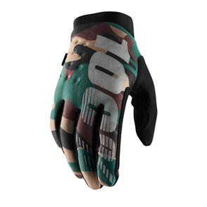 100% BRISKER YOUTH GLOVES CAMO/BLK XL