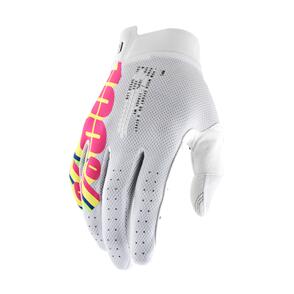 100% ITRACK GLOVES SYSTEM WHITE 