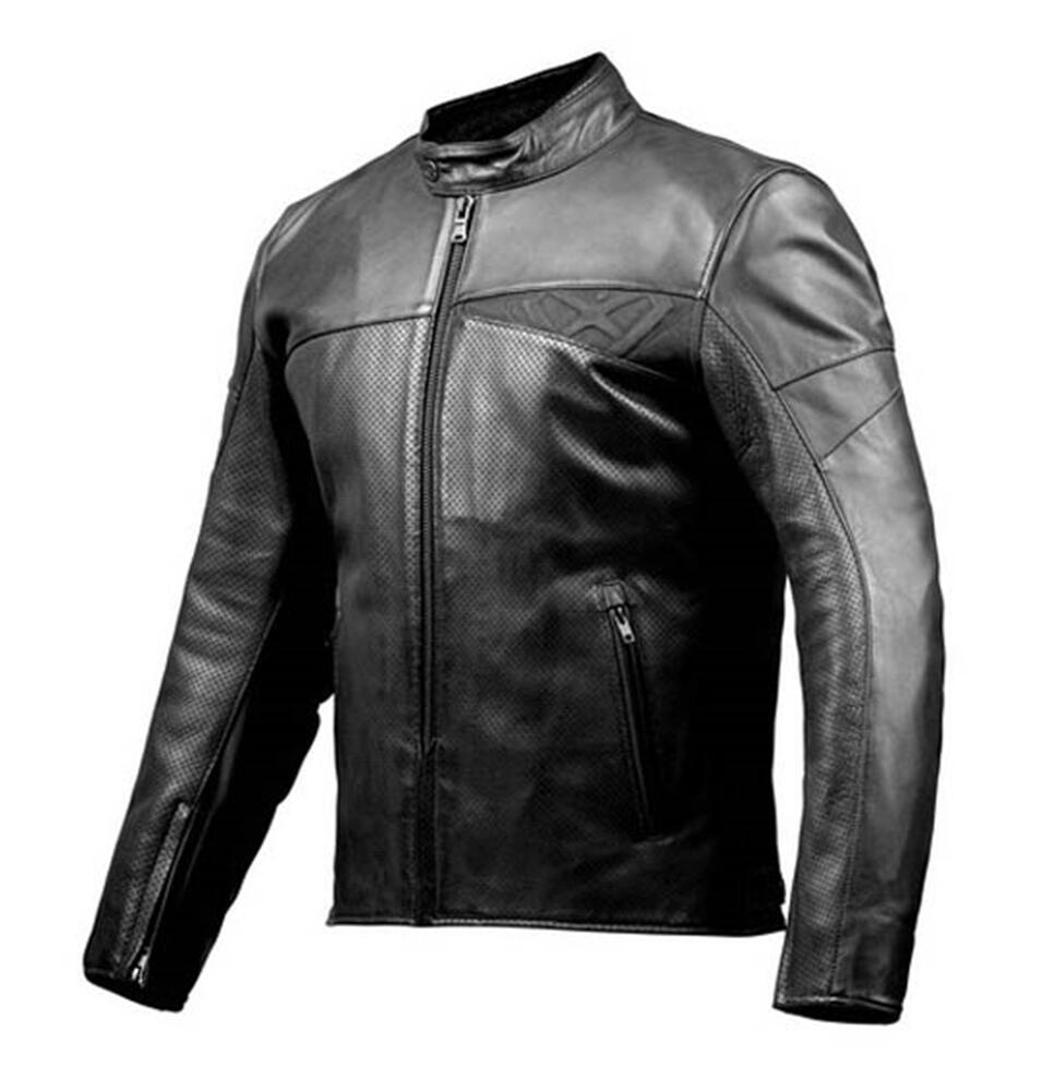 Ixon Cranky Air Leather Jacket Black