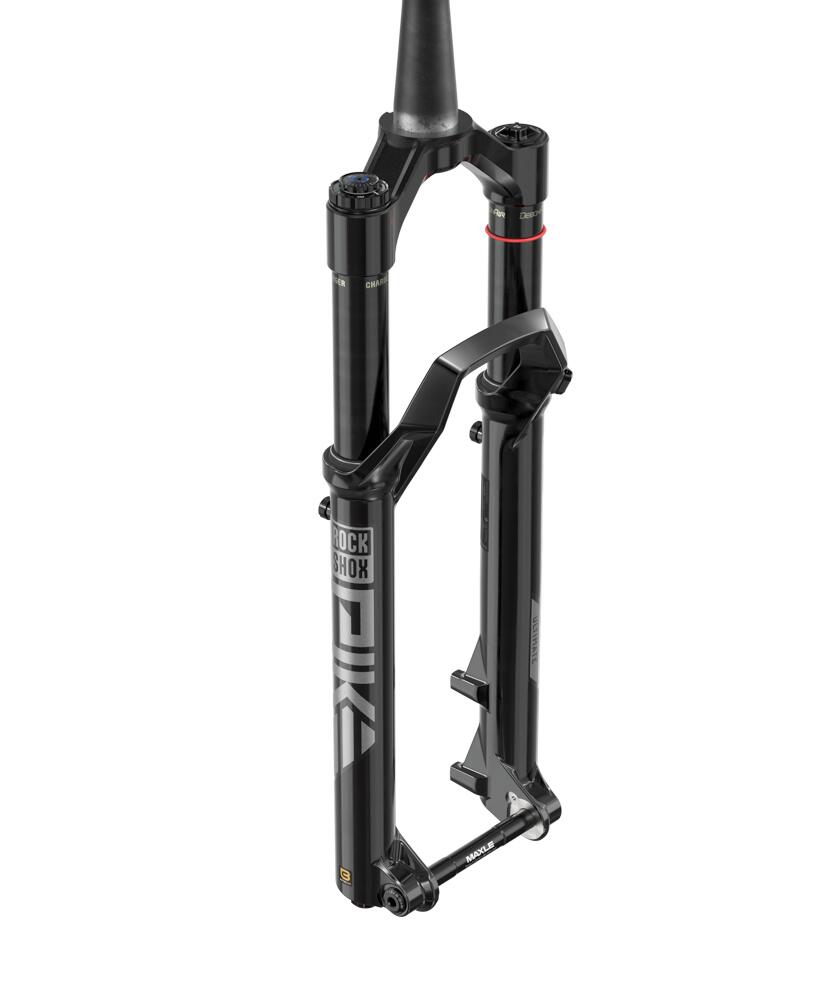 Rockshox Fork Pike Ultimate Charger 3.1 Rc2 - Crown 27.5" Boost 15X110 140Mm Gloss Black Alum Tapered Steerer 44 Offset