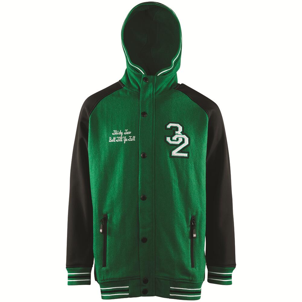 Thirty Two Bean Town Soft Shell Hoodie [Green]