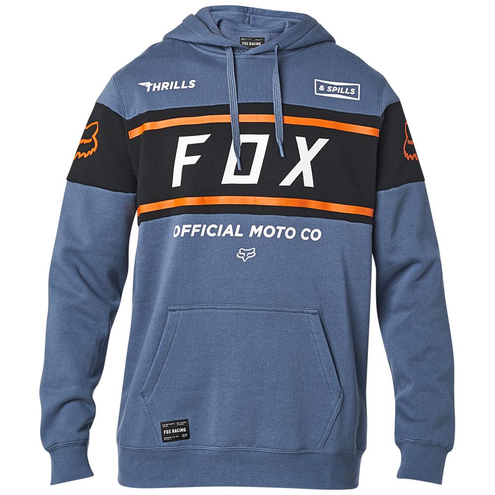 Fox Official Pullover Fleece Hoody [Blue Steel] - Clothing | Hyper Ride