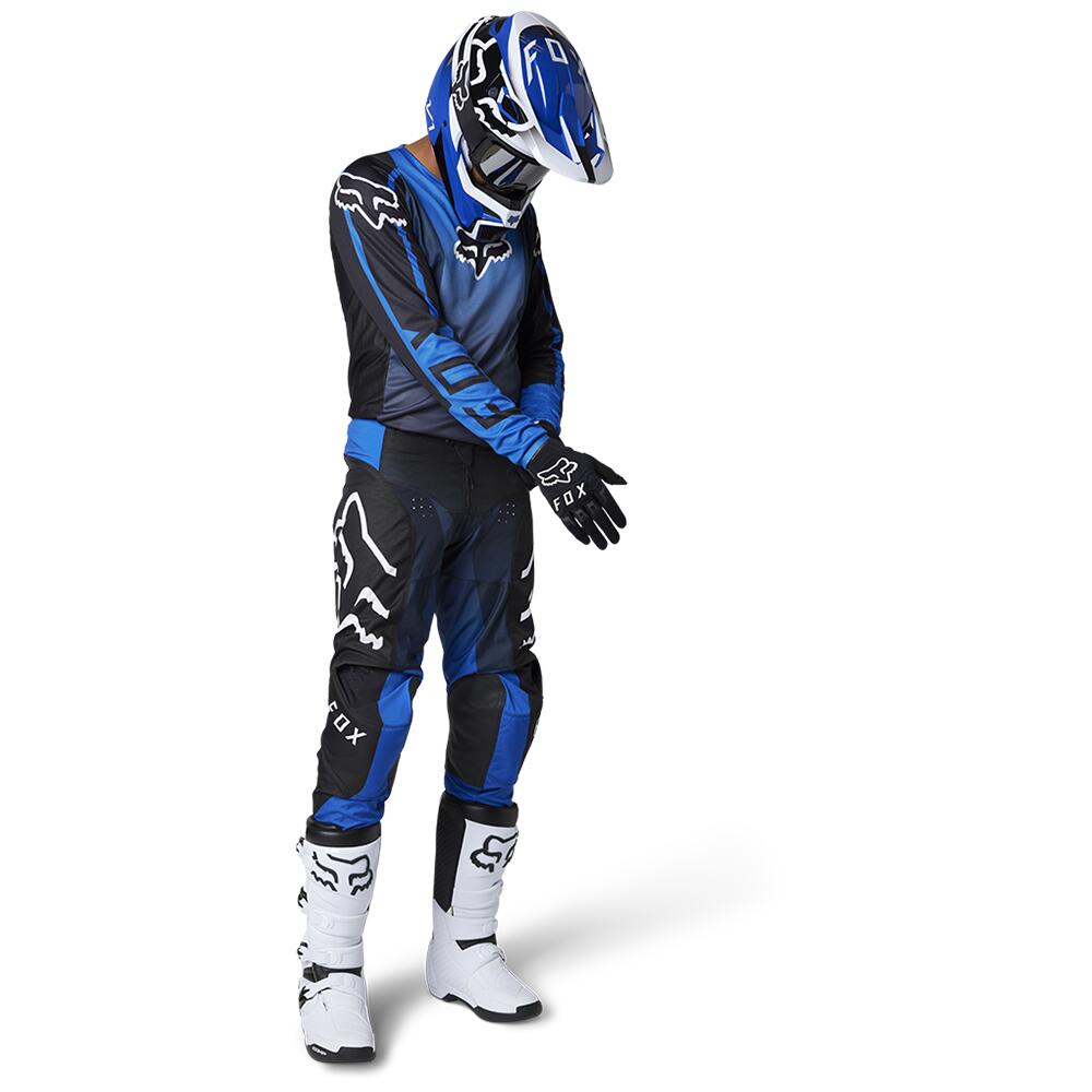 2023 Fox Leed Jersey And Pants Blue Moto Hyper Ride