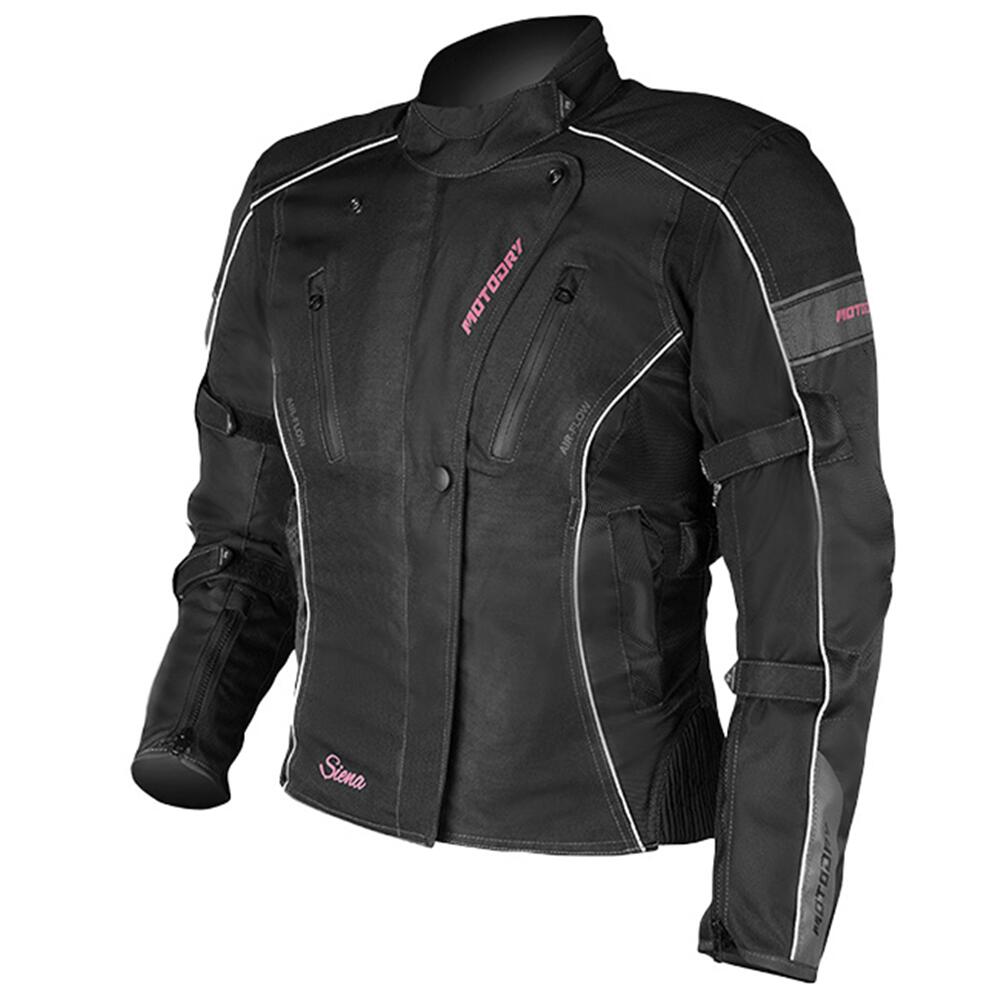 Motodry Womesn Siena Jacket Black/Magenta