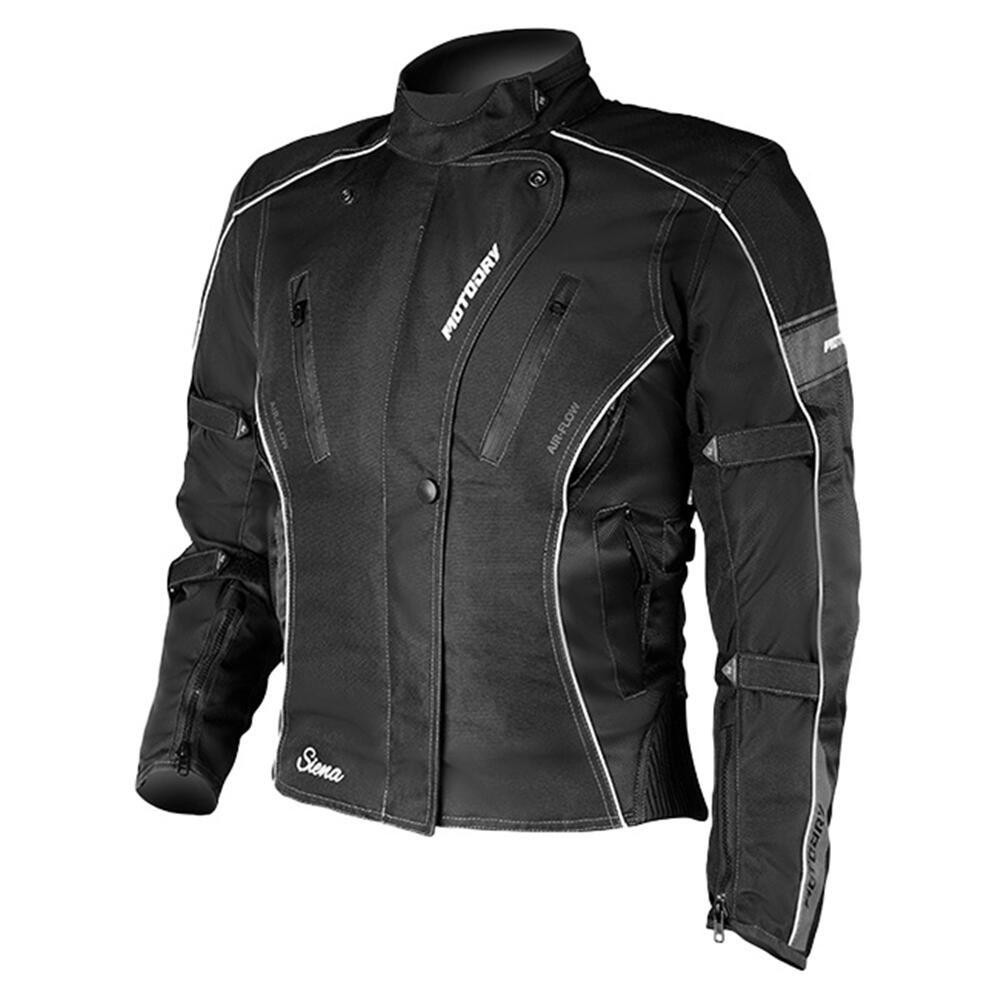 Motodry Womens Siena Jacket Black/White