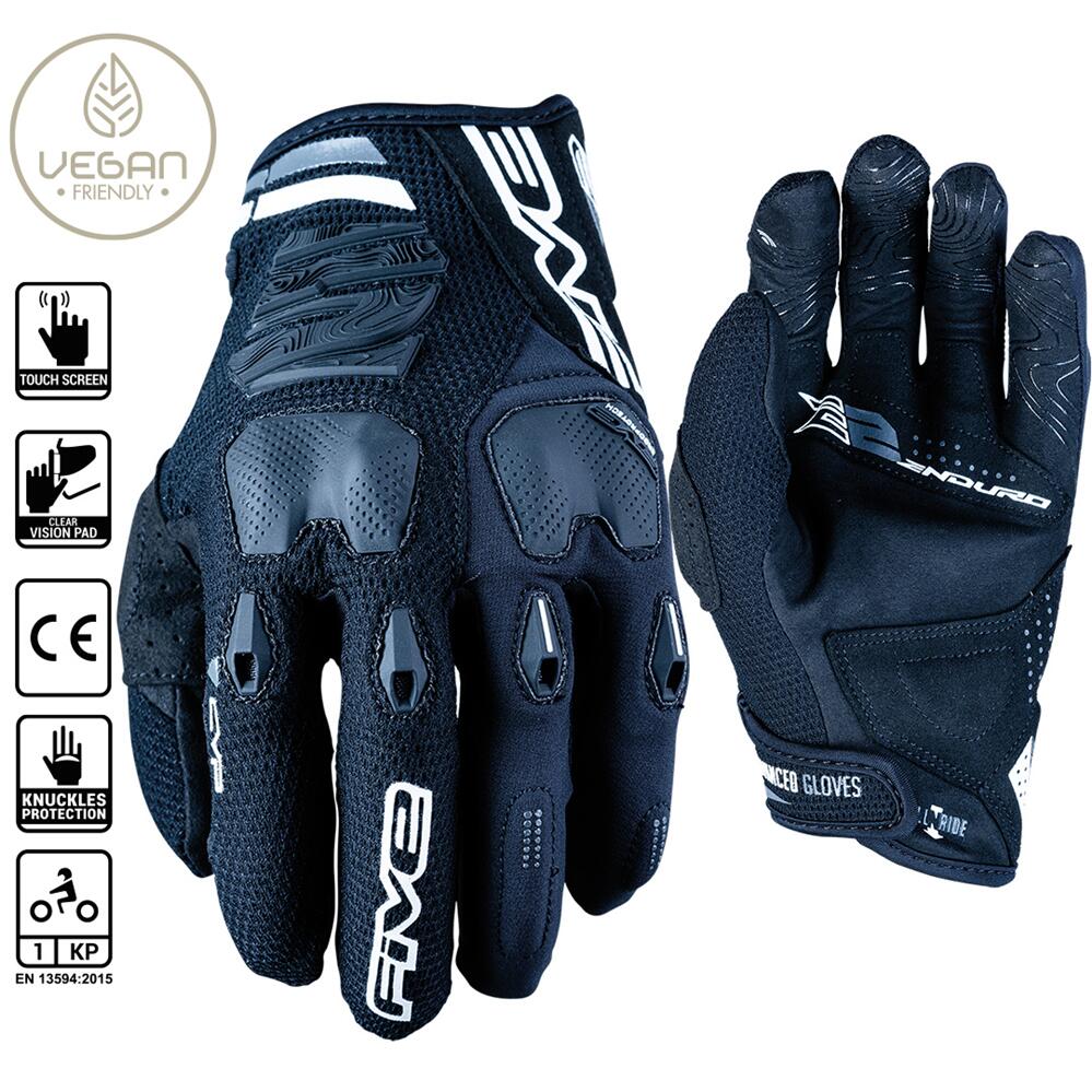 Five E2 Black Gloves