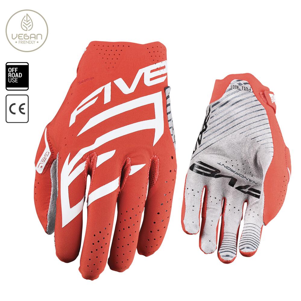Five Mxf Race Red Gloves