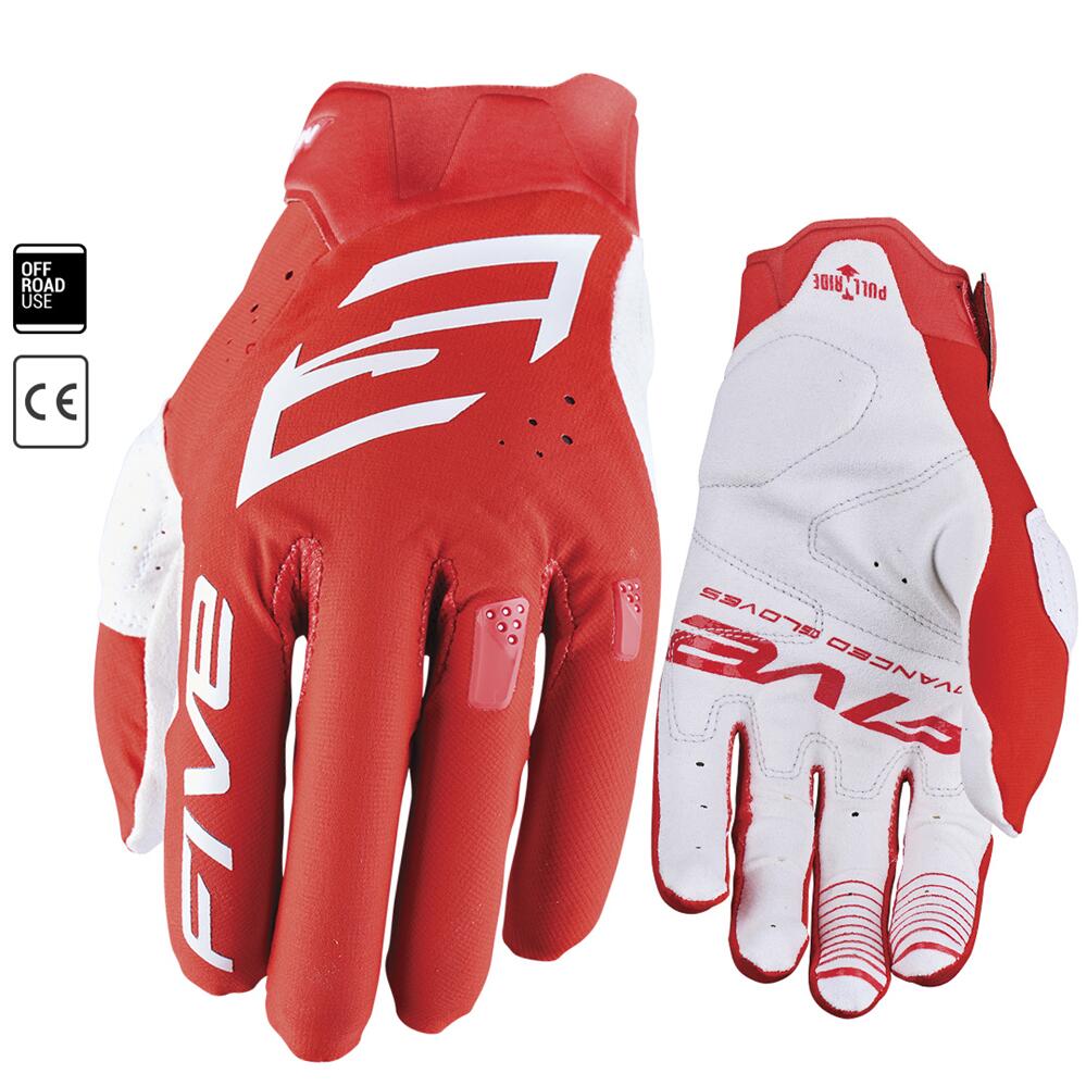 Five Mxf Evo Red Gloves