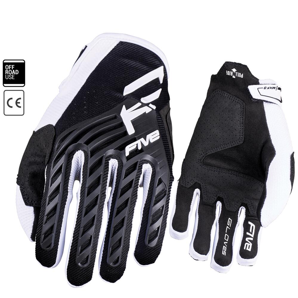 Five Mxf3 Evo Black/White Gloves