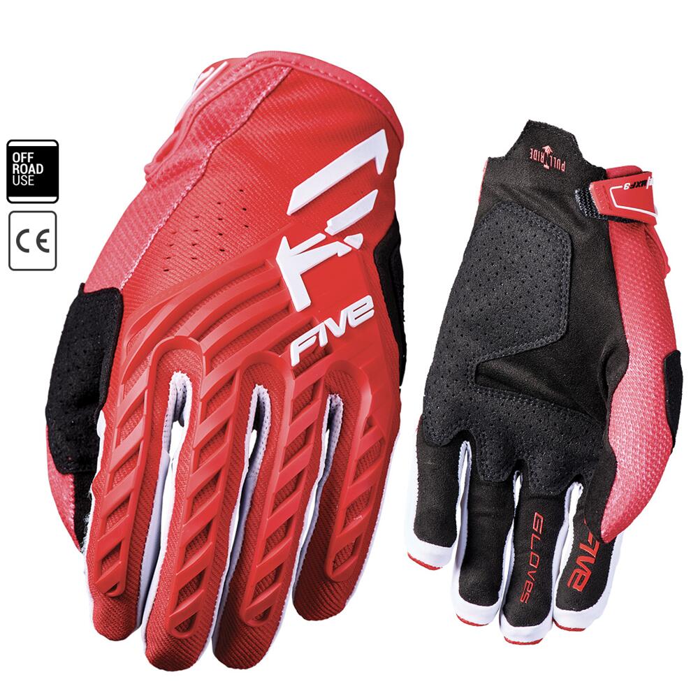 Five Mxf3 Evo Red Gloves