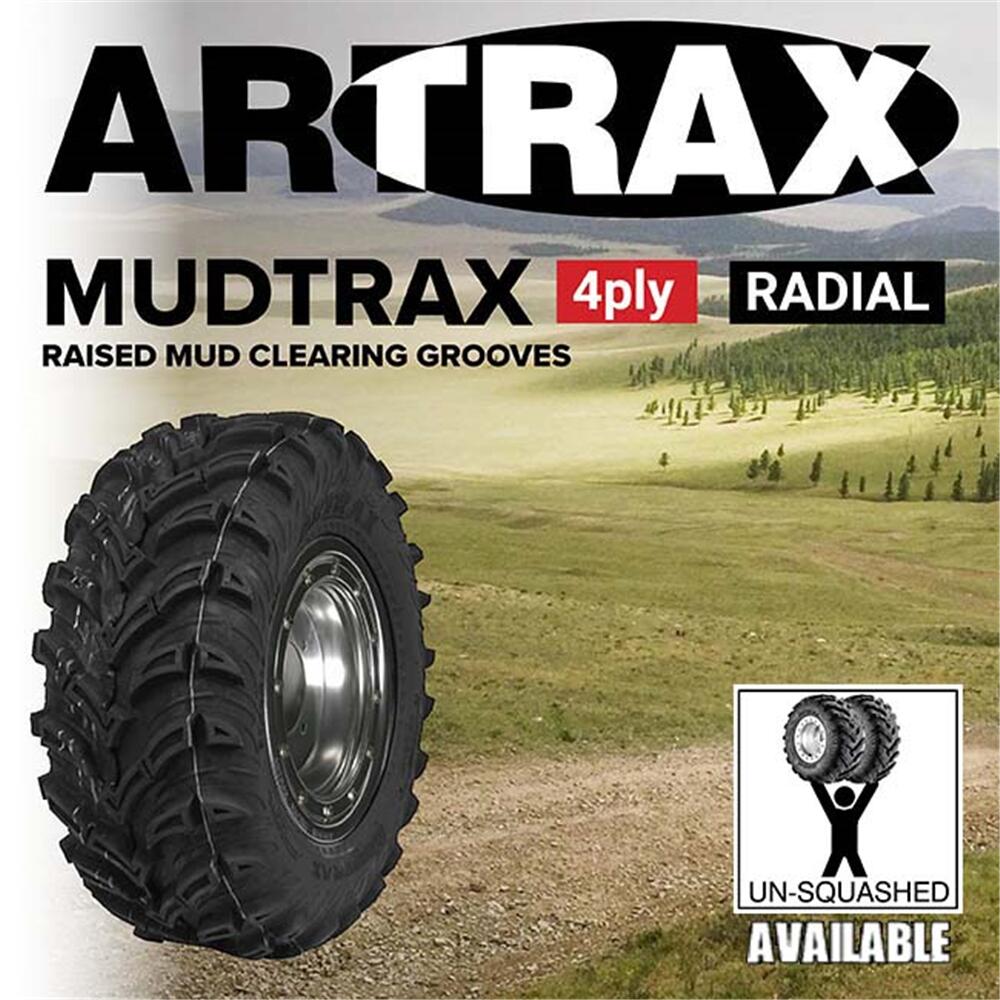 Artrax 24X8-12 At-1307F Tl 4Ply Radial Mudtrax Atv Tyre Artrax view 2