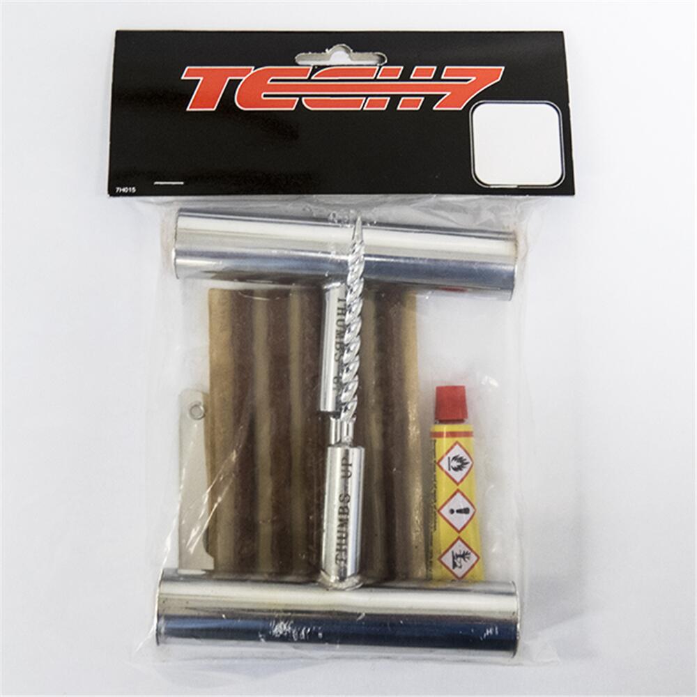 Tech7 Tyre Repair Kit Atv (T-Reamer-Plugs-Glue-Knife) Tech7