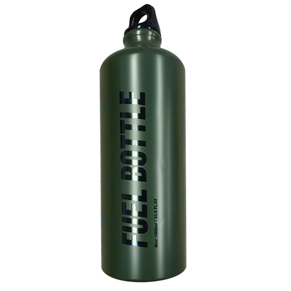 Tech7 Aluminium Fuel Bottle 1.0L Matt Green